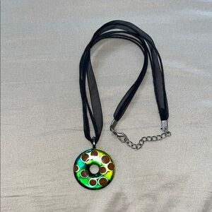 Green and Brown Pendant Necklace
